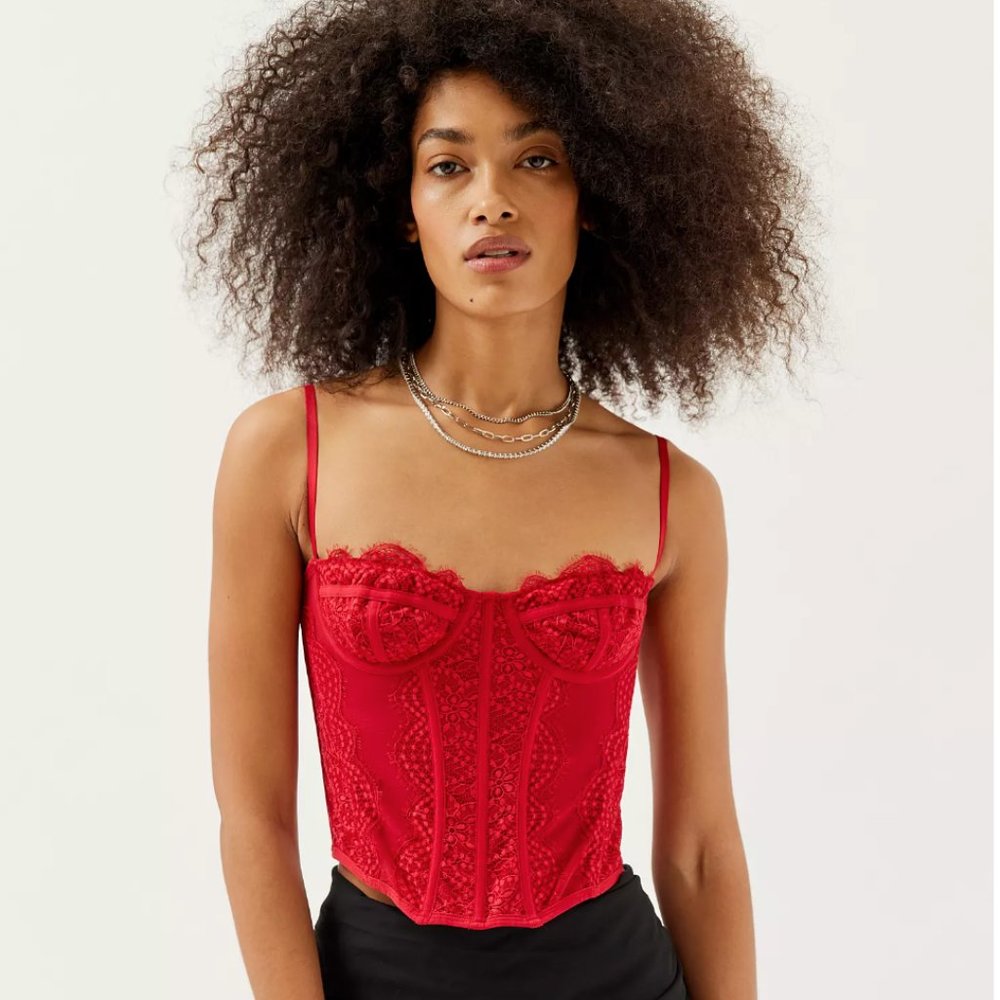 Urban Outfitters Modern Love Corset Top